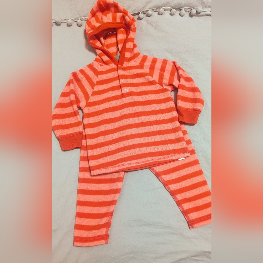 MEC Vibrant Red and Orange Hoodie 12 M